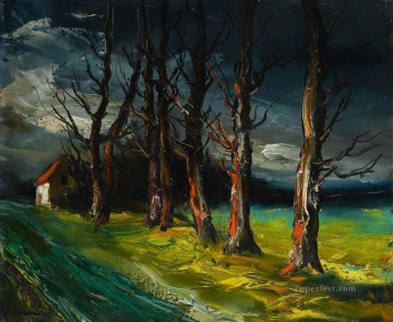 landscape Maurice de Vlaminck woods trees Oil Paintings